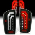 thumbnail image 2 of AJP Distributors Black Housing Clear Lens Sequential LED White Tube Tail Lights Brake Stop Signal Lamps Assembly Pair Compatible/Replacement For Toyota Tacoma 2016 2017 2018 2019 2020 2021 2022 2023, 2 of 12