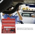 thumbnail image 2 of Juego de 46 destornilladores con llave de trinquete de 1/4'' para mantenimiento de automóviles, kit de herramientas de reparación de automóviles, 2 of 8