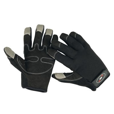 

NS Hydraulix Mechanic s Work Gloves Black Medium (4 Pairs)