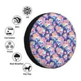 thumbnail image 2 of Kdxio graffiti style Skull flower for Tire Cover Wheel Protectors Tyre Covers Weatherproof Wheel Covers Universal Fit for Trailer Rv SUV Truck Camper Travel Trailers 17 inch, 2 of 5