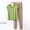 Khaki, variant on Womens Pajamas Oversized Solid Color Lightweight Sleepwear with Pants Casual Crew Neck Short Sleeve Pajamas Womens Summer Pajamas