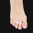 thumbnail image 4 of Separador Elástico Martillo Almohadillas para dedos Hallux Valgus Plancha Blanca 2pcs, 4 of 7