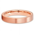 thumbnail image 2 of Rose Gold Tungsten Wedding Band,4mm Wedding Ring,Tungsten Ring,Comfort Fit,, 2 of 4
