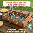 thumbnail image 4 of Hey Play 20-Inch Mini Foosball Table - Includes 2 Balls and Score Keeper, 4 of 6