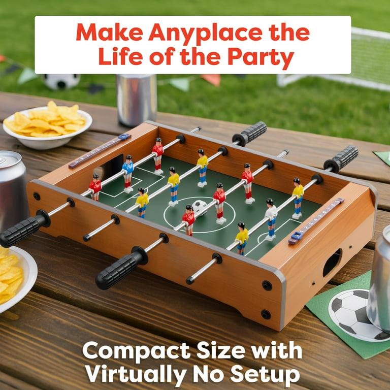 未開封　20インチ　Tabletop FOOSBALL Hey Play 20-Inch Mini Foosball Table - Includes 2 Balls and Score