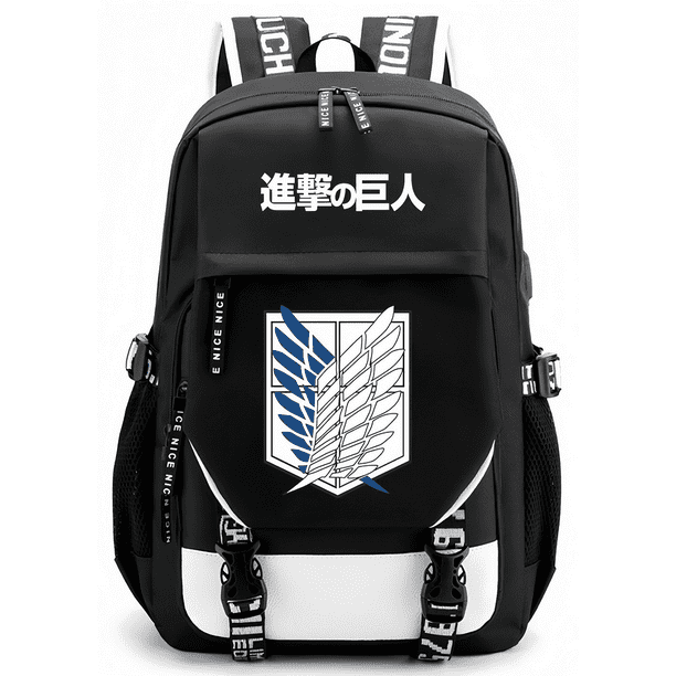 Mochila beibao3 Estilo universitario Anime Attack on Titan Wings