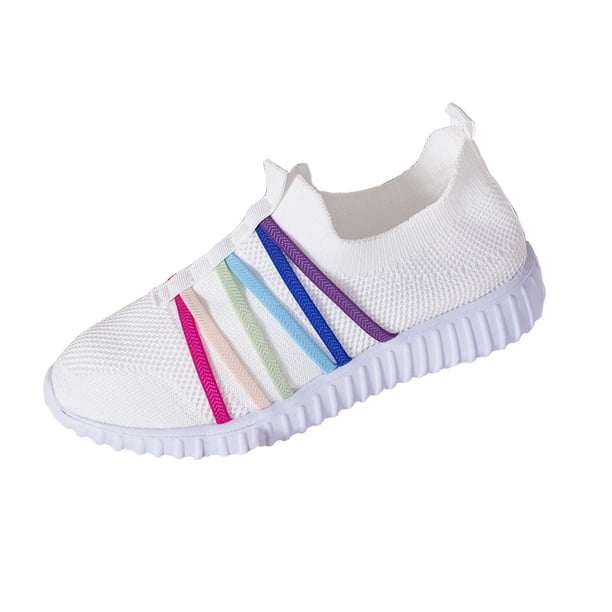 Zapatillas deportivas de mujer, de malla de color liso, transpirables, cómodas, informales y ligeras, para correr