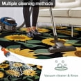 thumbnail image 5 of Sunflower Watercolor Outdoor Rug for Patio/Deck/Porch, Non-Slip Large Area Rug 6 x 9 Ft, Spring Botanical Garden Flowers Indoor Outdoor Rugs Washable Area Rugs, Reversible Camping Rug Carpet Runner, 5 of 8