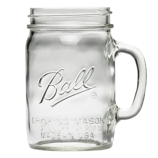 ball mason jar with handle and lid