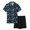 Black, variant on Vedolay Mens Short Outfit Mens Short Sets 2 Piece Outfits Fashion Summer Tracksuits Set,Black XL