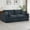 Dark Gray, variant on Leumius 3-Seater Boneless Sofa Couch,Modern Corduroy Sofa with Pillows,Bean Bag Couch for Living Room,No Assembly Required,White