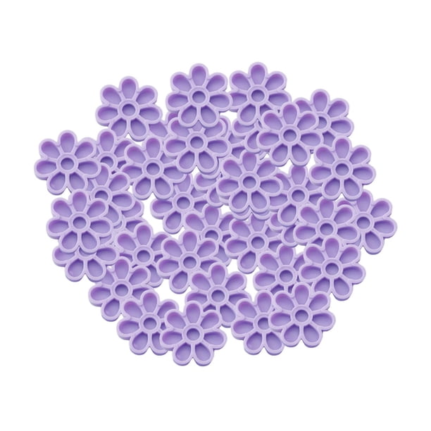 50 piezas de pegamento para ñas, copa de retardo para suministros de extensión de ñas, Violeta Zulema Copas de pegamento para pestañas