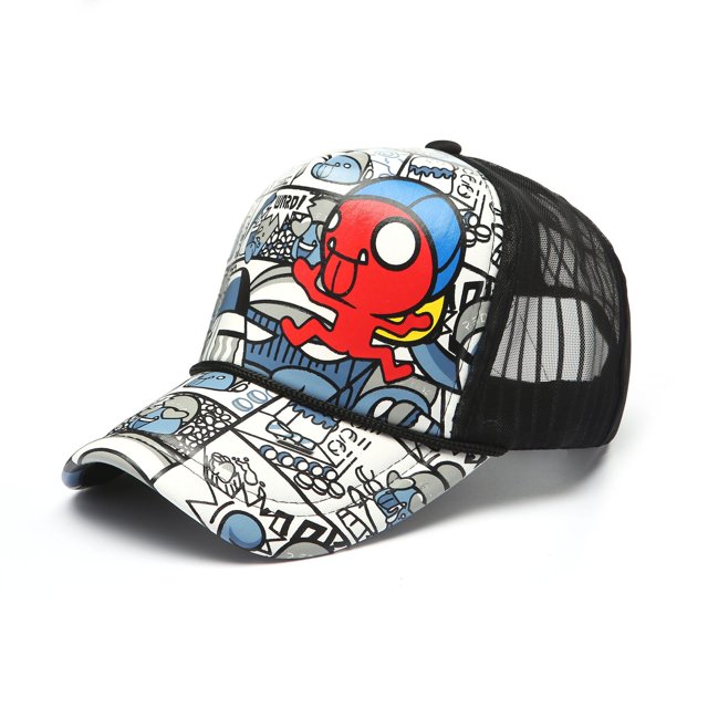 Children Cap Adult Baseball Cap Hat Cartoon Animation design Hat shade Spring Autumn Cap Hip Hop Fitted Cap Hats For child kidKid 45cm-54cm Gao Jinjia LED