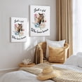 thumbnail image 2 of WFSposter Just A Girl Who Loves Horses Flower Horse Floral Canvas Wall Art Prints Artwork Signs Framed for Home Bedroom Living Room Girls Bedroom Dorm Decor,Horse Lovers Horse Riders Girls, 2 of 7