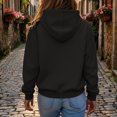 thumbnail image 4 of UDAUDU Long Sleeve Jackets for Women 2026 Fall Fashion Zip Up Y2K Hoodies Full Zipper Lightweight Sweatshirts Black 2XL, 4 of 4