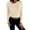 Beige, variant on Aayomet Cardigan for Women Plus Size 2023 Fall Winter Womenâs Long Sleeves Knit Sweater Turtleneck Striped Loose Pullover Tops Deco with Metal Button,Beige S-XXL