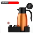 thumbnail image 5 of Hervidor de agua portátil Macarena 1400ml acero inoxidable 12V naranja Caldera de coche, 5 of 5