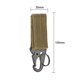 thumbnail image 4 of Cadera Cintura 2 Piezas Cinta Universal Hebilla Fija Mochilas S Portátiles para Accesorios Acampar, 4 of 9