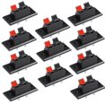 thumbnail image 1 of SUTENGDA 10 Pcs 2 Way 2 Pins Stereo Speaker Terminal Strip Push Connector Plate Block Rated Load, 1 of 18