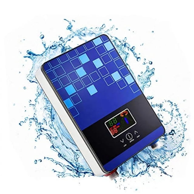 Chauffe-eau Électrique Sans Réservoir, Chauffe-Eau Instantané, Facile à Installer