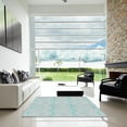 thumbnail image 6 of Ahgly Company Indoor Rectangle Patterned Light Slate Blue Novelty Area Rugs, 5' x 7', 6 of 6