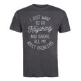 thumbnail image 2 of Instant Message - I Just Want To Go Kayaking - Men's Short Sleeve Graphic T-Shirt, 2 of 6