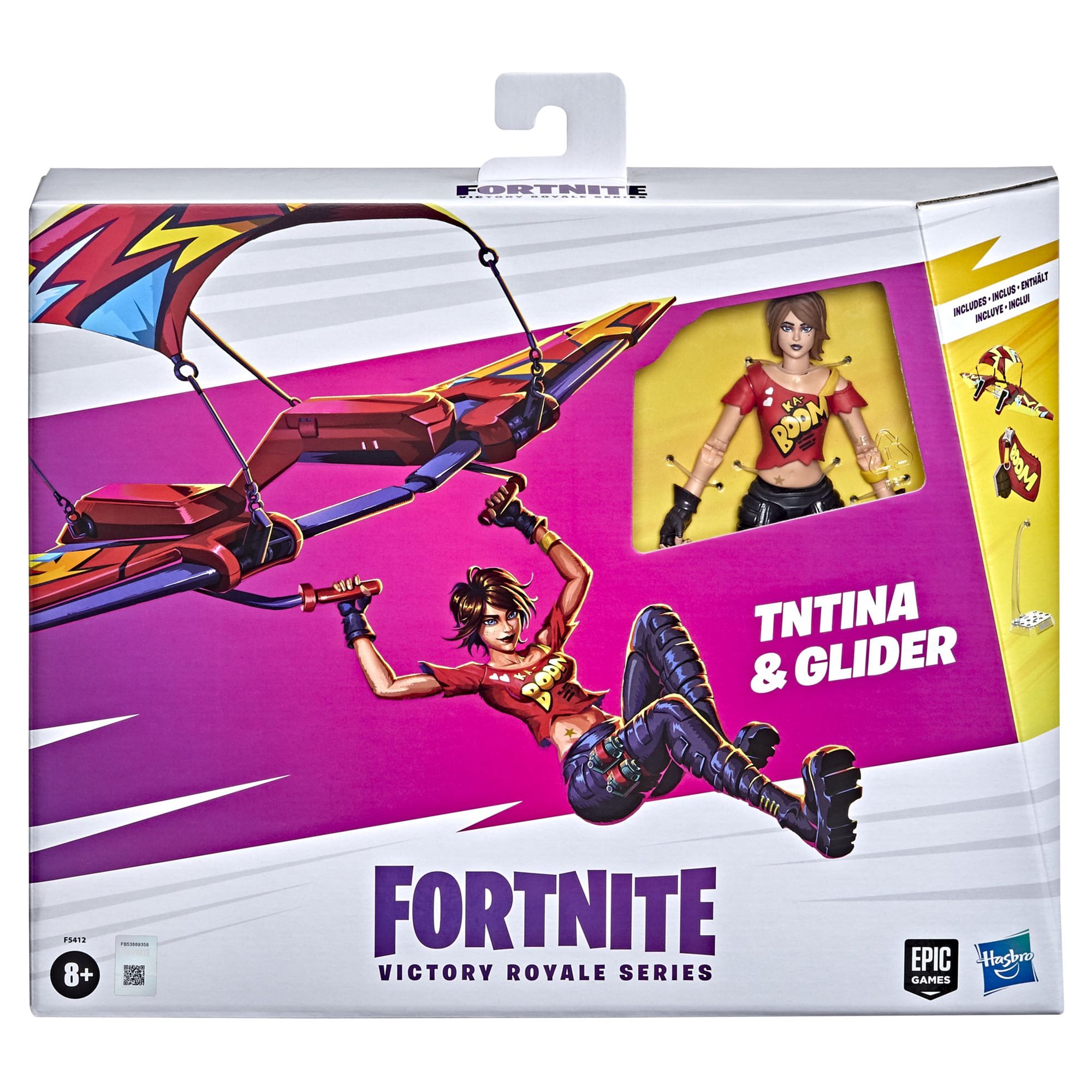 Fortnite: Victory Royale Series TNTina with glider Collectible Kids Toy Action Figure for Boys and Girls Ages 8 9 10 11 12 and Up - image 4 of 5