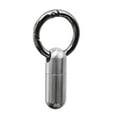 thumbnail image 1 of Portable Titanium Waterproof Keychain Pill Holder Container Durable Small Bottle, 1 of 8