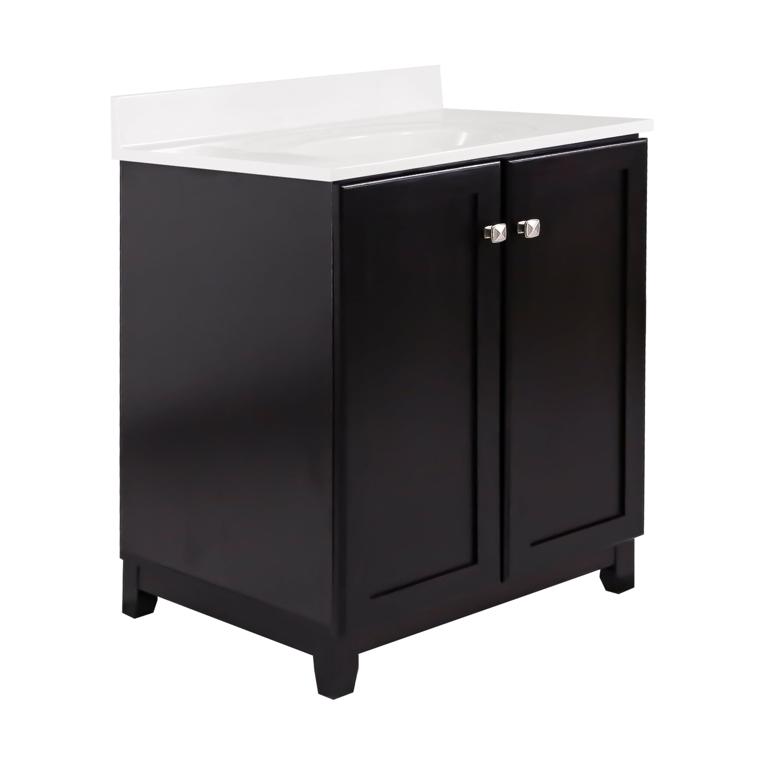Design House 591818 Shorewood 2Door Vanity with Cultured Marble Single