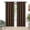 Brown, variant on Blackout Curtains Set of 2, 52x84 inch Rod Pocket Room Darkening Curtains, Thermal Insulated Window Drapes Summer Heat, Solid Privacy Assured Curtains for Bedroom Living Room