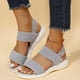 thumbnail image 1 of Sandalias y pantuflas para mujer informales de nuevo estilo con parte inferior plana para exterior Wmkox8yii  nm7515, 1 of 9
