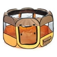 thumbnail image 2 of All-Terrain' Lightweight Easy Folding Wire-Framed Collapsible Travel Pet Playpen, 2 of 6