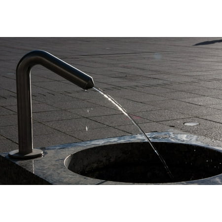 - Framed Art For Your Wall Drinking Water Water Jet Water Fountain Back Light 10x13 Frame