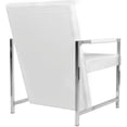 thumbnail image 2 of vidaXL Cube Armchair White Faux Leather, 2 of 4