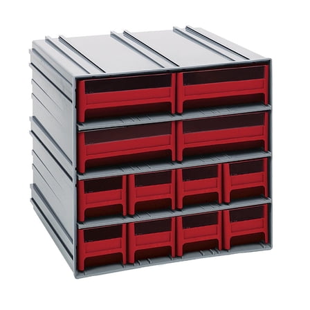 Quantum Storage Systems Storage Cabinet, Interlocking in Polysteryne Material, Gray Color