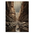 thumbnail image 3 of Designart "Eroded Beauty Canyon Photo art painting I" Landscape & Nature Print on Natural Pine Wood, 3 of 5