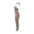 thumbnail image 3 of Yuemengxuan Women Charming Close-fitting Dress, Variegated Color Halter Neck One-piece, 3 of 6