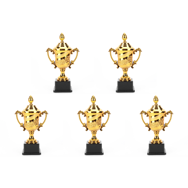 Trofeo Plástico Oro Fútbol Baloncesto para La Ceremonia Fiesta (24 5 Cm)