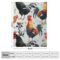 thumbnail image 4 of Nawypu  Rooster Blanket Chicken Blanket Ultra Soft Farmhouse Fuzzy Blanket for Bedroom Couch Living Room Decoration for Adults Teens Baby, Rooster Chicken Gift, 4 of 6