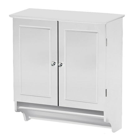Yaheetech Bathroom/Kitchen Wall Mounted Cabinet White ...