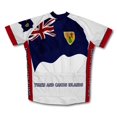 thumbnail image 2 of Turks And Caicos Islands Flag Short Sleeve Cycling Jersey  for Men - Size 2XL, 2 of 3