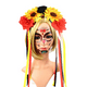 thumbnail image 4 of Diadema floral del día del otoño, tiara floral mexicana de rosas para el festival de la corona de las flores muertas Zhivalor CPB-DE-LYY1027-3, 4 of 5