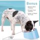thumbnail image 2 of Cuenco inclinado de 15° sin desorden para perros y gatos, comedero para mascotas con ángulo inclinado, antideslizante y antiderrame, más fácil de alcanzar los alimentos S/0.5 taza blanco crema Xemadio YBY065-10, 2 of 6