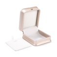 thumbnail image 3 of PU Leather Jewelry Box with Resin Crown for Pendant Packaging Box Square Pink 8.5x7.3x4cm, 3 of 3