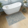 thumbnail image 2 of ATHOPE Floral 2x3 Area Rug, Machine Washable Rugs Soft Non Slip Low Pile Rugs for Living Room Bedroom Nursery Kitchen Dining Room Indoor, Small Floral Print Pattern Carpet, Blue, 2 of 8