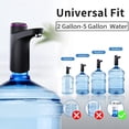 thumbnail image 4 of Bomba dispensadora de agua, bomba de botella eléctrica portátil con carga USB, dispensador multiusos, 4 of 6