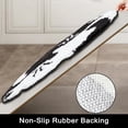 thumbnail image 5 of 24in Round Funny Black and White Yin Yang Cat Non Slip Bath Mat, 5 of 6