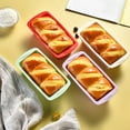 thumbnail image 3 of HomeLife 1/4Pcs Silicone Bread Loaf Pan Non-Stick Baking Pans for Homemade Bread Cakes Brownies Easy Release Toast Mold Kitchen Tool, 3 of 13