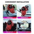 thumbnail image 6 of 10W Car Wireless Charger Car Phone Holder for iPhone 12 12ProMax 11 11Pro X XR XSMAX 8 7 Plus Intelligent Infrared Phone Holder, 6 of 11