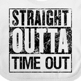 thumbnail image 4 of Inktastic Straight Outta Time out Boys or Girls Baby Bib, 4 of 4